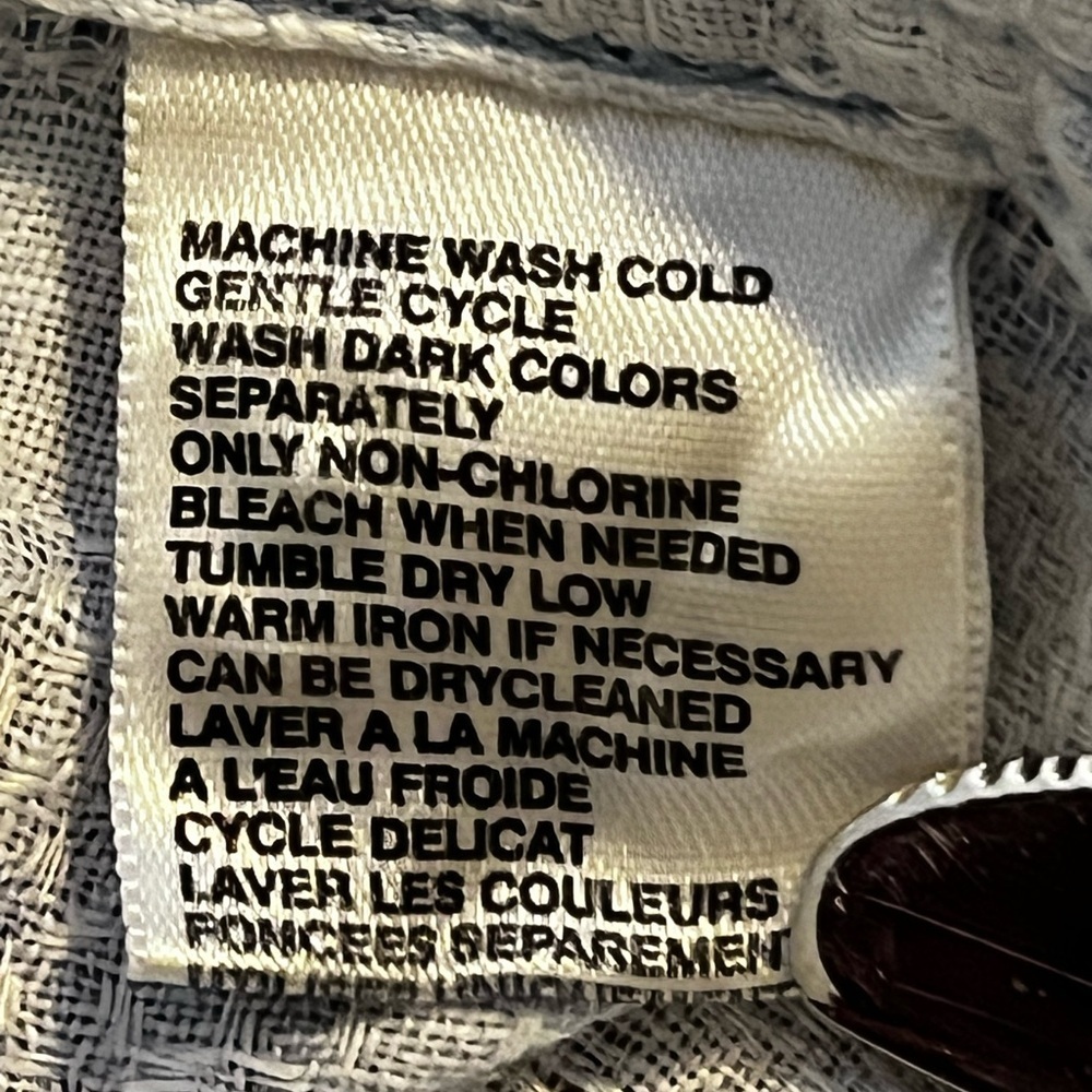 Tommy Bahama Shirt Mens XLX Blue Linen Floral Hawaiian Beach Vacation Dad Summer - Picture 6 of 10